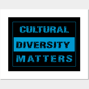 CULTURAL DIVERSITY MATTERS by Metissage -3 Posters and Art